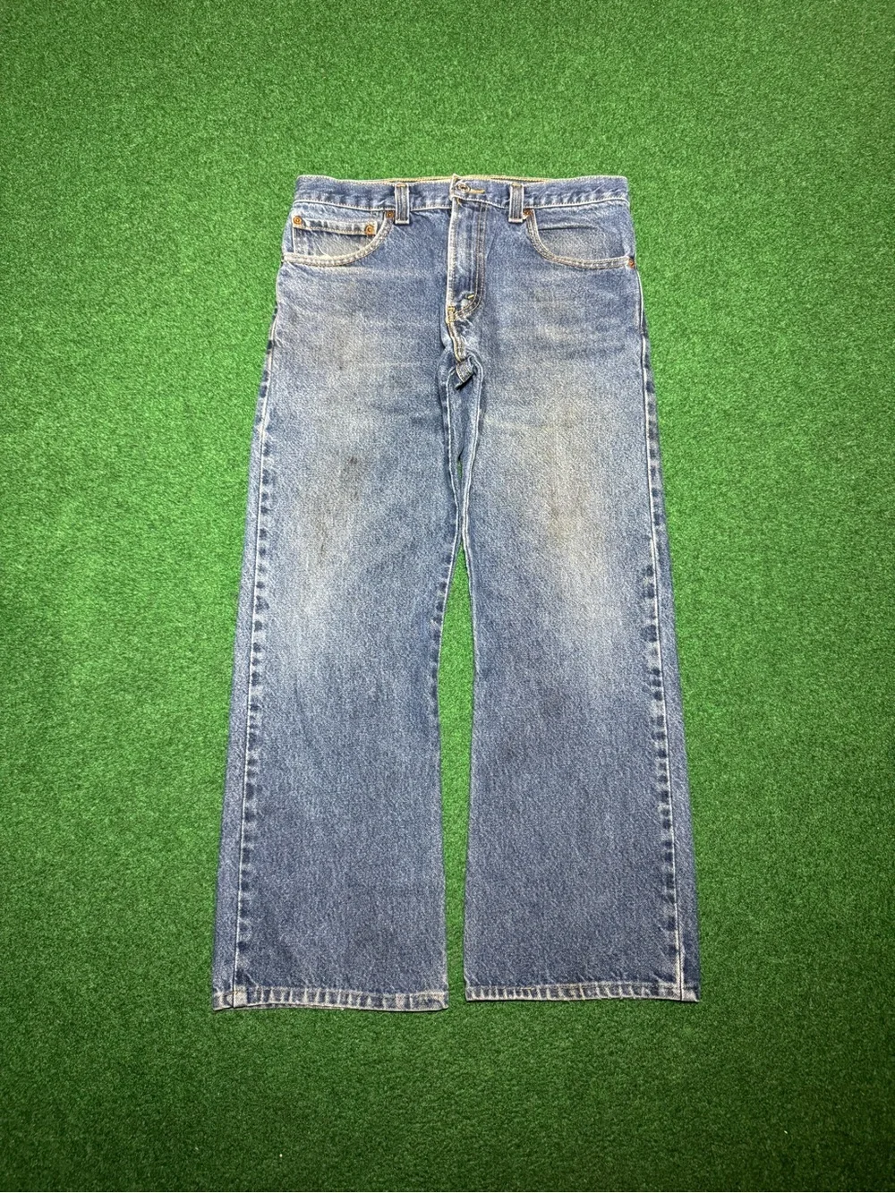 Levis 527 Bootcut Flare 31x26 Vintage Y2K Medium Wash Blue Jeans